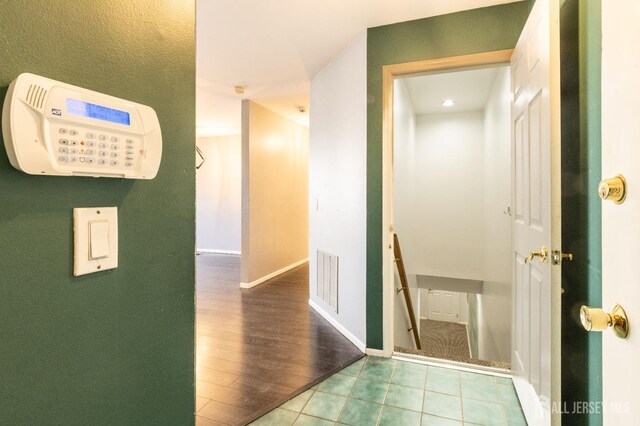 20 S So 8th Ave, Manville, NJ 08835 - hall with baseboards and wood finished floors