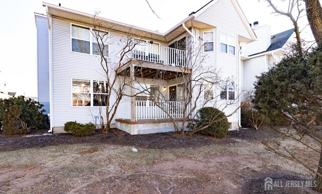 20 S So 8th Ave, Manville, NJ 08835 - view of front of property featuring a balcony and a porch