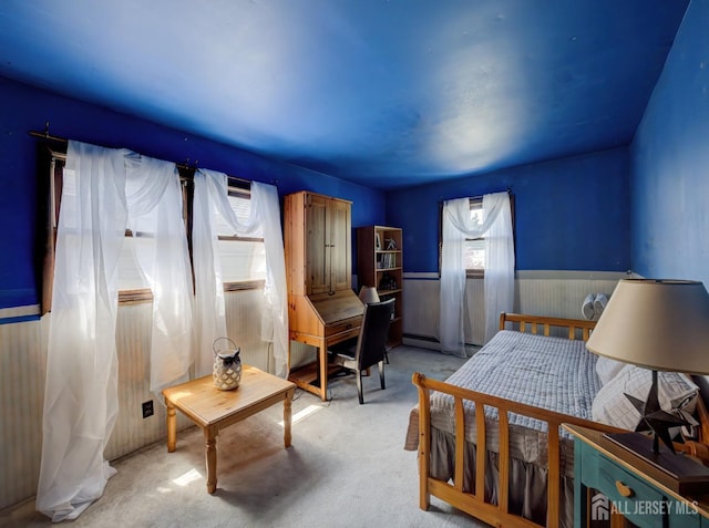 36 Frederick St, Carteret, NJ 07008 - bedroom with a wainscoted wall and light carpet