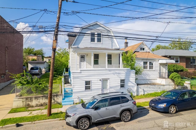 360 Alpine St, Perth Amboy, NJ 08861 - view of front facade featuring a chimney
