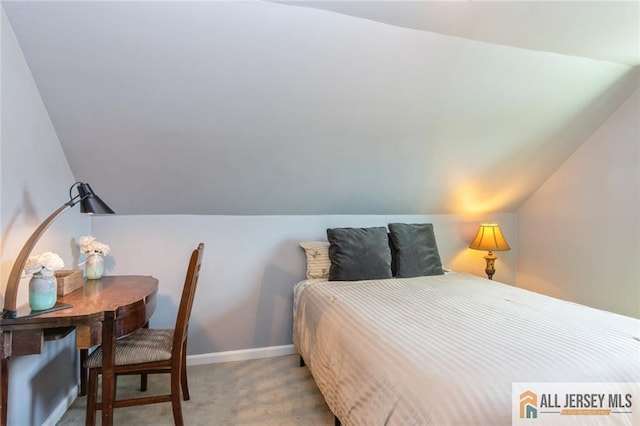 5 Channing Rd, East Brunswick, NJ 08816 - carpeted bedroom featuring vaulted ceiling and baseboards