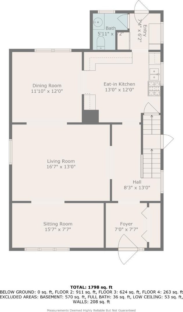 1909 Hamilton Blvd, South Plainfield, NJ 07080 - property floor plan