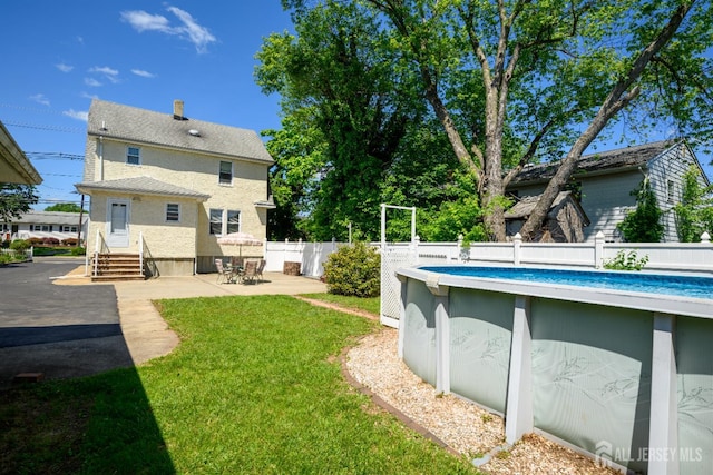 1909 Hamilton Blvd, South Plainfield, NJ 07080 - view of swimming pool with entry steps and a patio