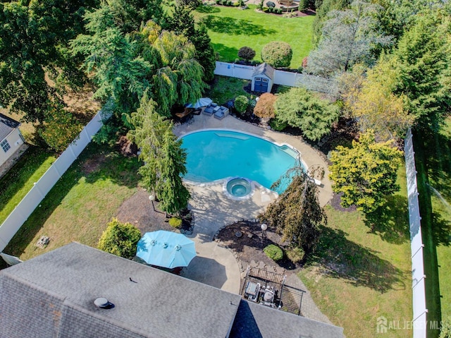 bird's eye view