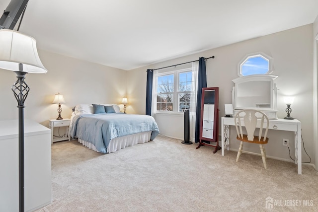 bedroom featuring carpet floors