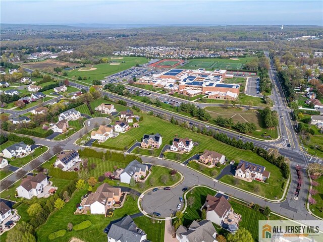 4 Van Gogh Ct, South Brunswick, NJ 08852 - aerial view of property's location featuring nearby suburban area