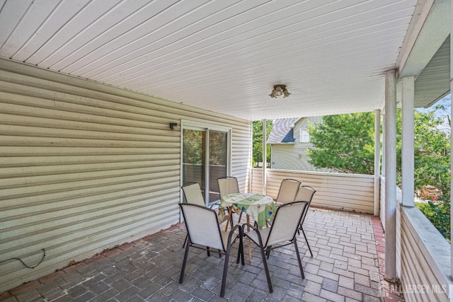 1099 New Dover Rd, Edison, NJ 08820 - view of patio / terrace featuring outdoor dining space