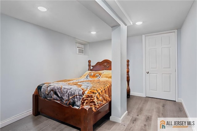 435 Ashley St, Perth Amboy, NJ 08861 - bedroom with wood finished floors and recessed lighting
