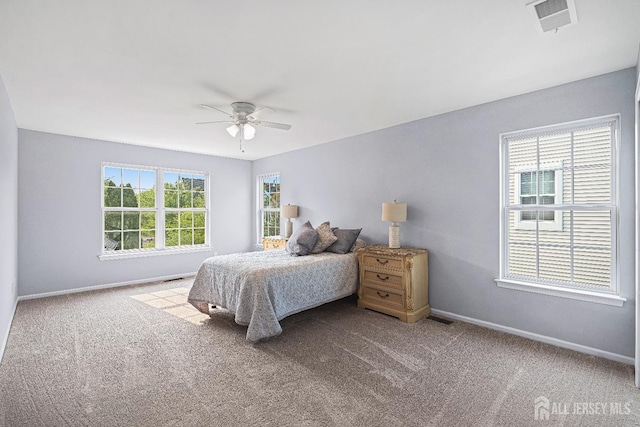 3 Devon Ct, Monroe, NJ 08831 - carpeted bedroom featuring baseboards and ceiling fan