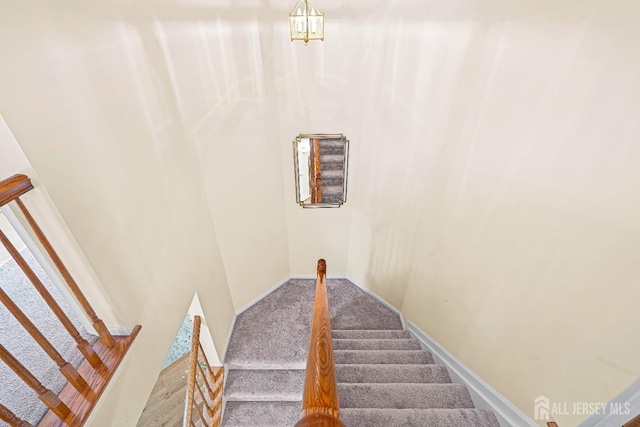 3 Devon Ct, Monroe, NJ 08831 - staircase with carpet floors and baseboards