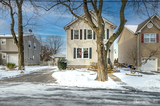 front facade featuring a garage