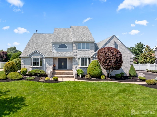 6 Allison Ct, Edison, NJ 08820 - view of front of home with roof with shingles and brick siding