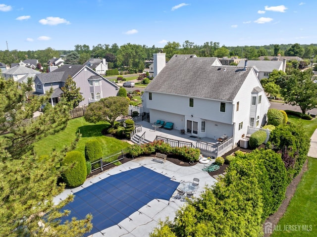 6 Allison Ct, Edison, NJ 08820 - aerial view of residential area with a tree filled landscape
