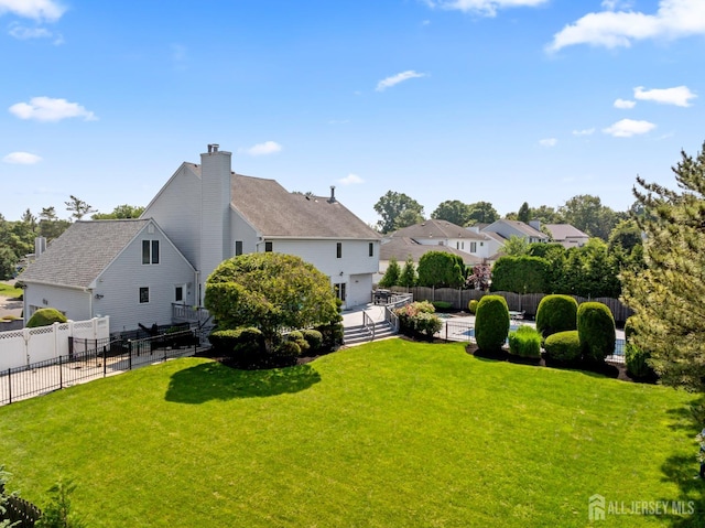 6 Allison Ct, Edison, NJ 08820 - view of yard with a wooden deck