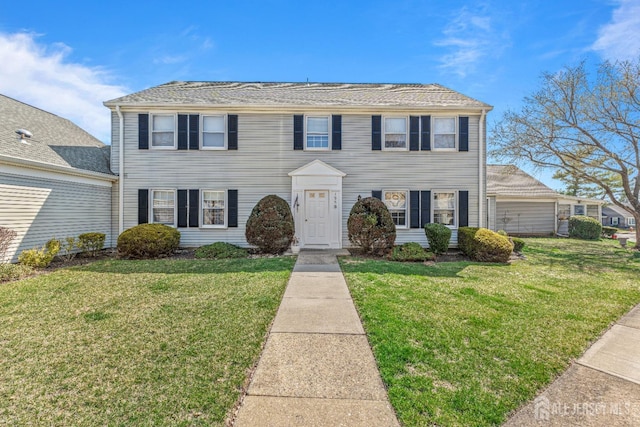 195 Mayflower Way Unit B, Monroe, NJ 08831 - colonial home featuring a front lawn