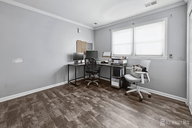 56 3rd Ave, Port Reading, NJ 07064 - office featuring wood finished floors and ornamental molding