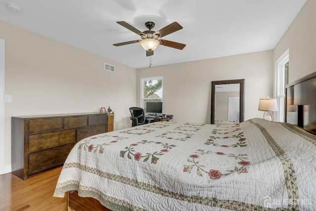 51 N Smith St, Avenel, NJ 07001 - bedroom featuring light wood finished floors and ceiling fan