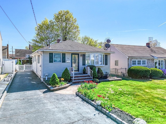 79 S Hill Rd, Colonia, NJ 07067 - bungalow-style house with a gate and a chimney