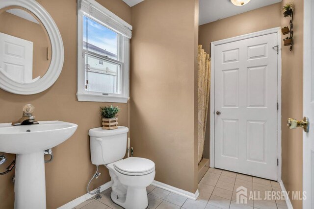 6 Muravski Ct, South River, NJ 08882 - bathroom featuring tile patterned floors and curtained shower