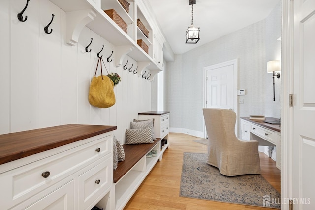 56 Cradle Rock Rd, Princeton, NJ 08540 - mudroom featuring light wood-style flooring