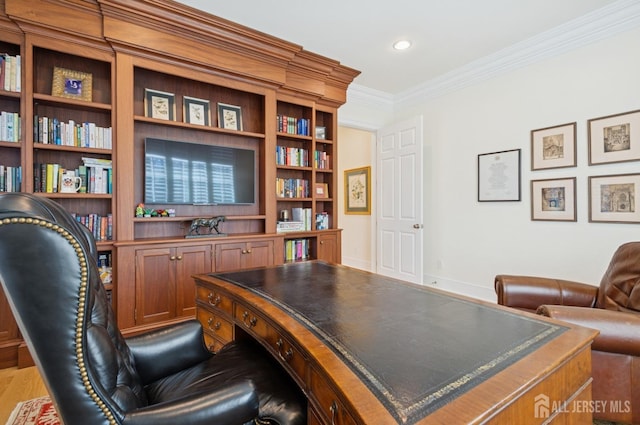 56 Cradle Rock Rd, Princeton, NJ 08540 - office space with ornamental molding and recessed lighting