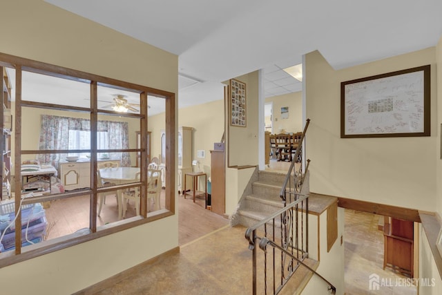 28 Lehigh St, Dunellen, NJ 08812 - corridor featuring stairs