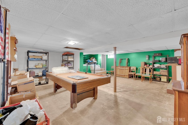 28 Lehigh St, Dunellen, NJ 08812 - game room with a drop ceiling