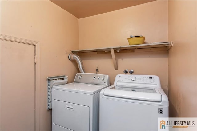 323 Gills Ln Unit 9C, Iselin, NJ 08830 - laundry room featuring washing machine and clothes dryer