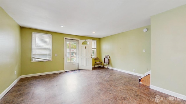 811 Shore Concourse, Keyport, NJ 07735 - foyer with baseboards and recessed lighting