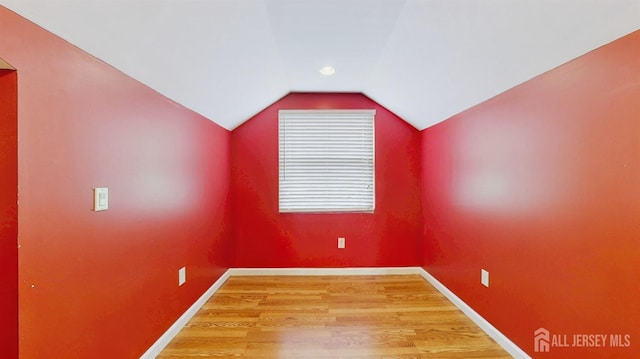 811 Shore Concourse, Keyport, NJ 07735 - additional living space featuring light wood finished floors, lofted ceiling, and baseboards