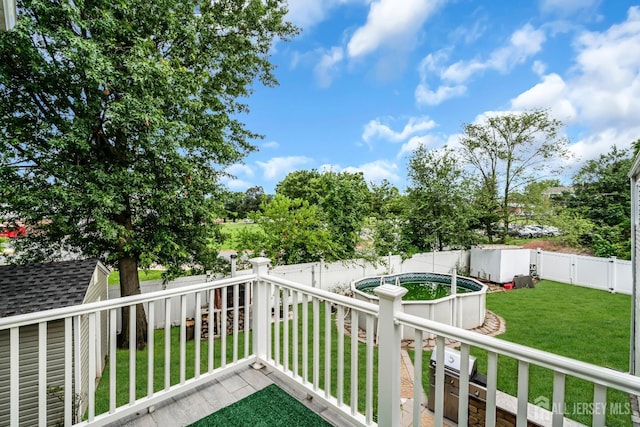 34 Sims Rd, Edison, NJ 08817 - view of wooden balcony featuring a wooden deck