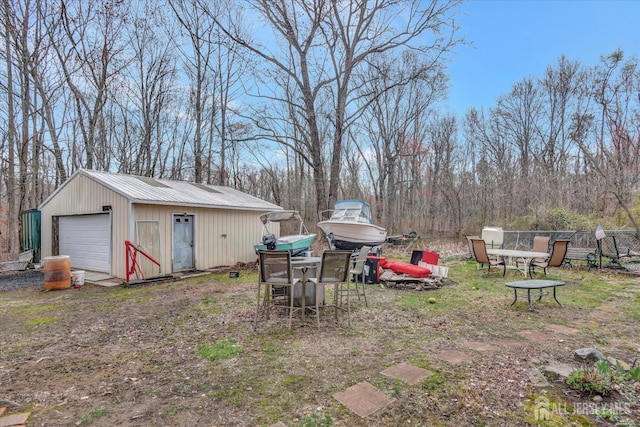 54 E Greystone Rd, Old Bridge, NJ 08857 - view of yard with an outdoor structure