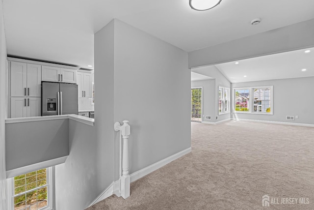3 Bristol Ct Unit D, Monroe, NJ 08831 - interior space featuring baseboards, carpet, and recessed lighting