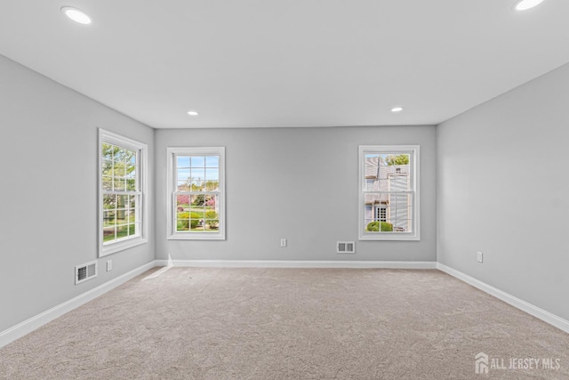 3 Bristol Ct Unit D, Monroe, NJ 08831 - empty room featuring recessed lighting, baseboards, and carpet floors