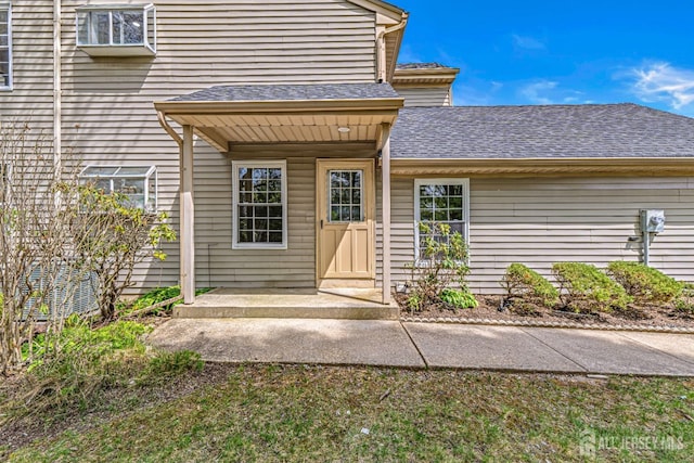 3 Bristol Ct Unit D, Monroe, NJ 08831 - view of exterior entry featuring roof with shingles