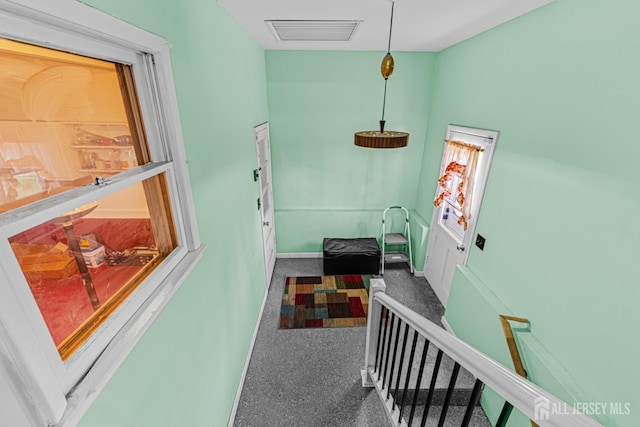 hall with baseboards