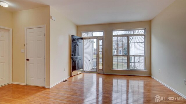 interior space featuring light hardwood / wood-style flooring