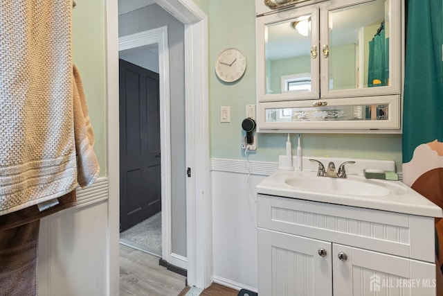 207 S Broadway, South Amboy, NJ 08879 - bathroom with wood finished floors and vanity