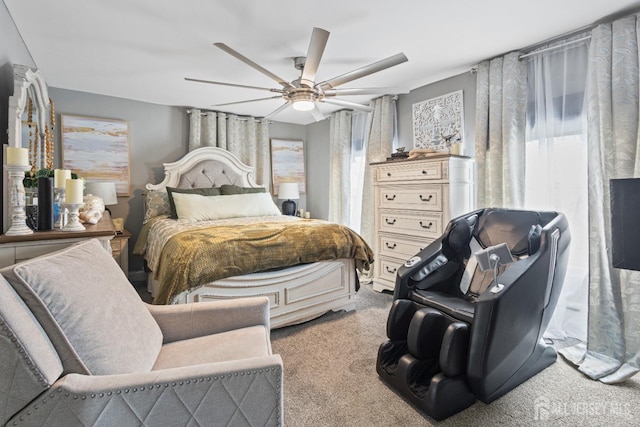 207 S Broadway, South Amboy, NJ 08879 - carpeted bedroom with a ceiling fan