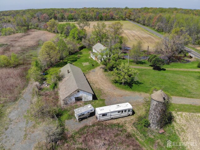 12 Brick Yard Rd, Cranbury, NJ 08512 - overview of rural landscape featuring a heavily wooded area
