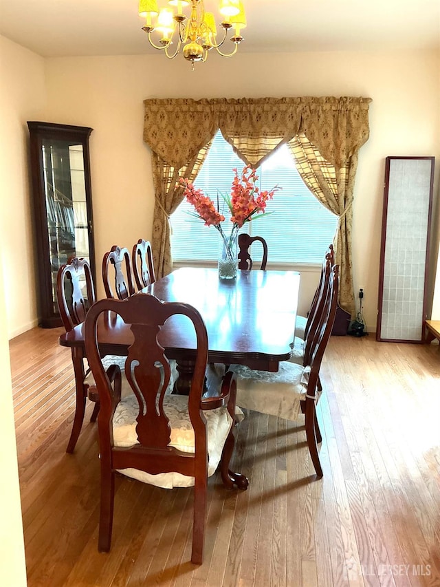 20 Ballo Pl, Edison, NJ 08820 - dining area featuring a chandelier and wood finished floors