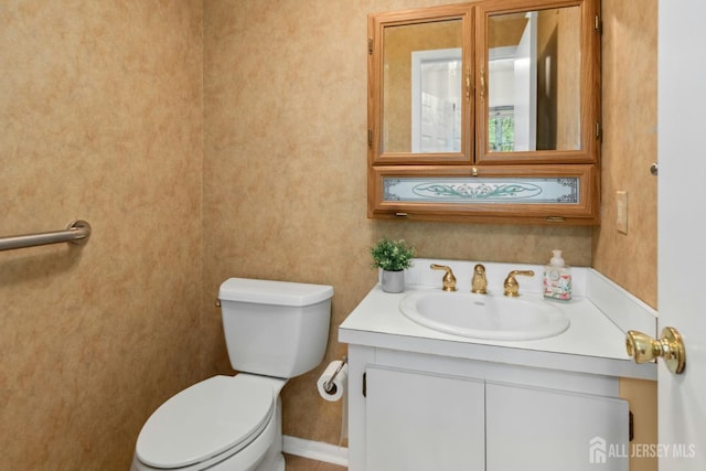 7 Tisbury Ct, Scotch Plains, NJ 07076 - half bath featuring vanity and toilet