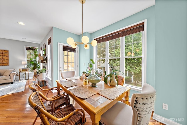 19 S Shore Dr, South Amboy, NJ 08879 - dining room featuring light wood-type flooring, baseboards, and recessed lighting