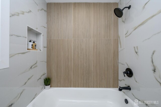 144 Elm St, Dover, NJ 07801 - full bath featuring shower / washtub combination
