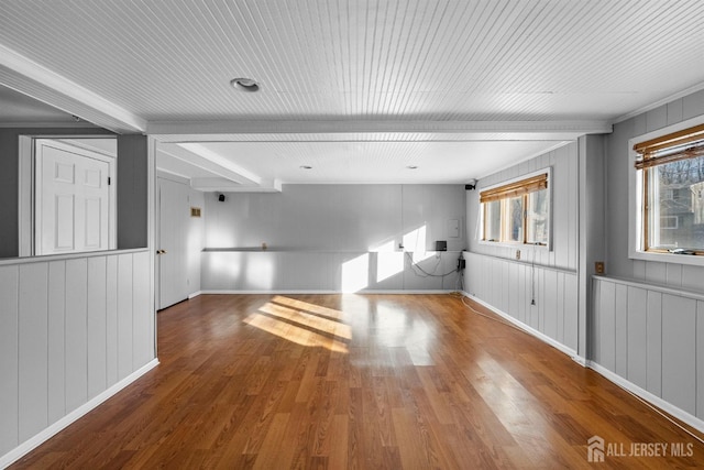 interior space featuring wood finished floors