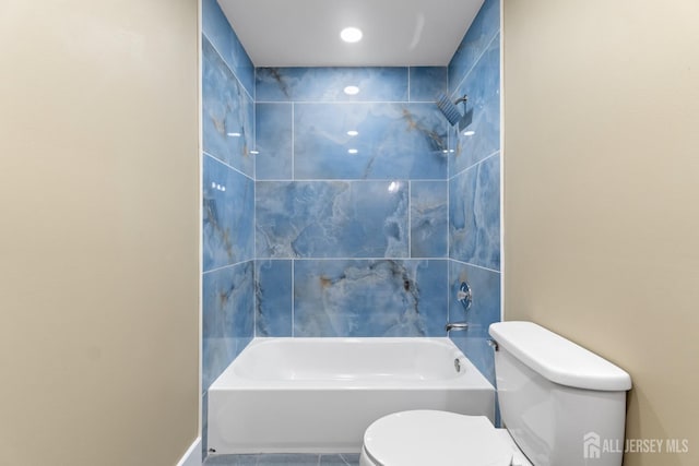 13 Stuart Dr Unit 5, Freehold, NJ 07728 - full bath with shower / bathtub combination and tile patterned floors