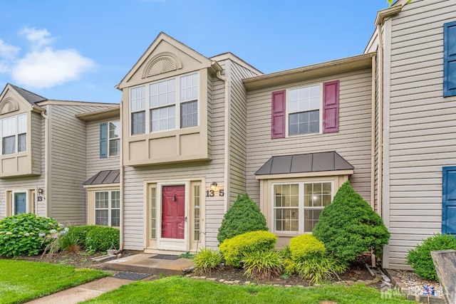 13 Stuart Dr Unit 5, Freehold, NJ 07728 - townhome / multi-family property featuring a standing seam roof and a metal roof