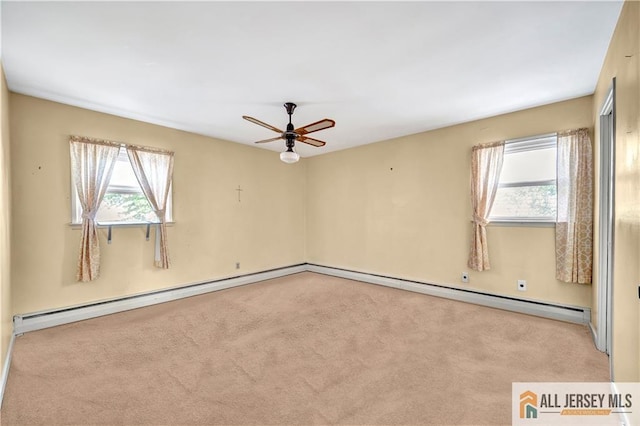 146 Arlington Dr, Fords, NJ 08863 - empty room with carpet, healthy amount of natural light, and a ceiling fan