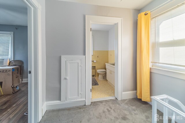 292 Morton Ave, Rahway, NJ 07065 - bathroom with toilet and radiator heating unit