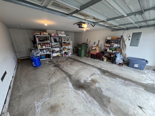 116 Prusakowski Blvd, Sayreville, NJ 08859 - garage with a garage door opener and electric panel